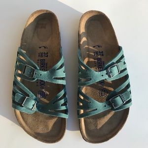 Birkenstock Granada Turquoise Leather EU 37